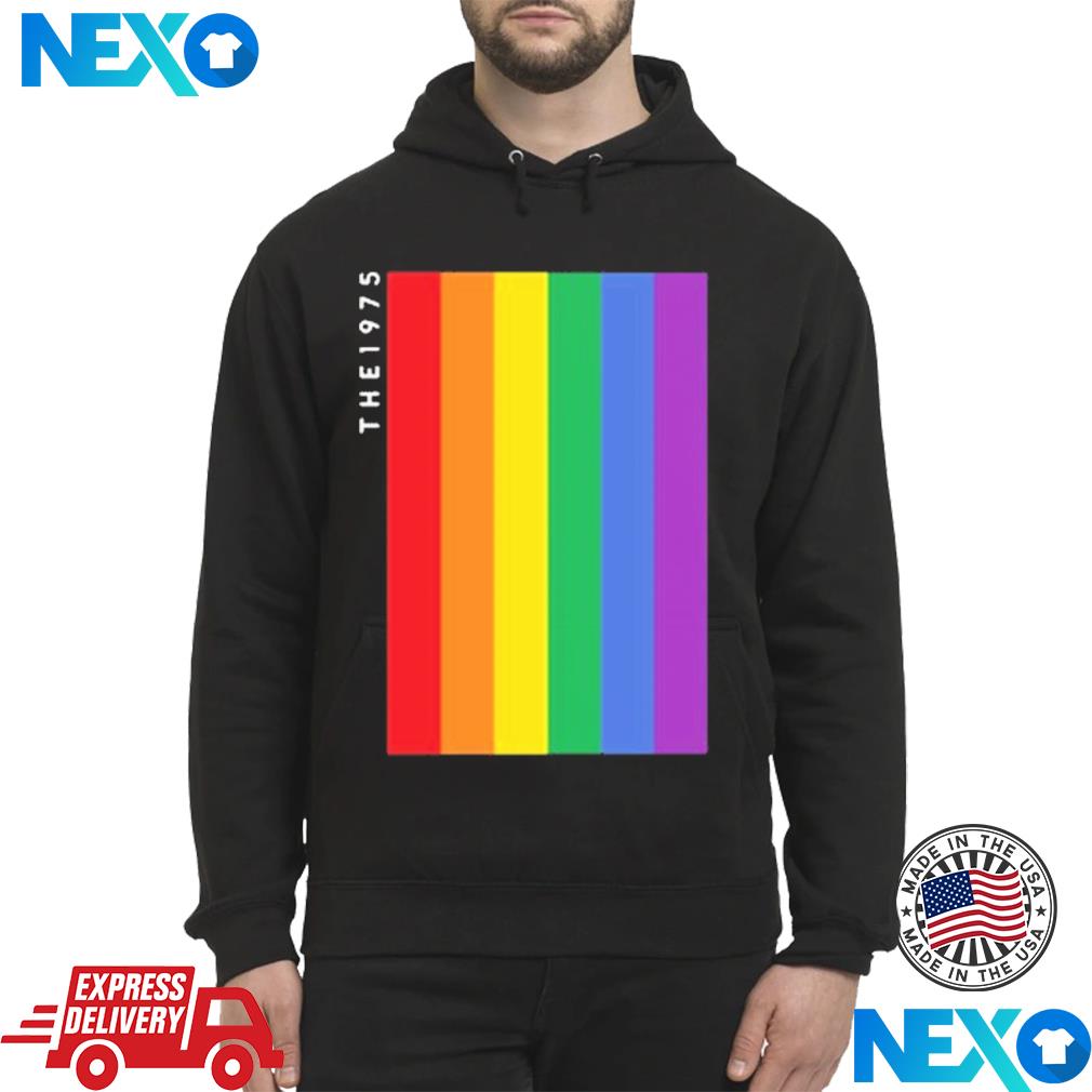 The 1975 Merch Loving Someone Rainbow Shirt hoodie sweater long