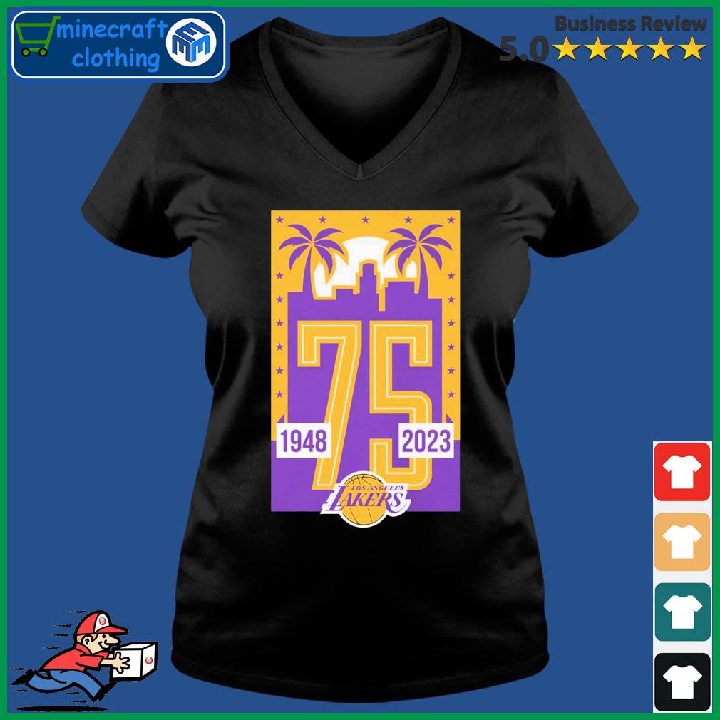 75th anniversary 1948-2023 Los Angeles Lakers shirt, hoodie, sweater, long  sleeve and tank top