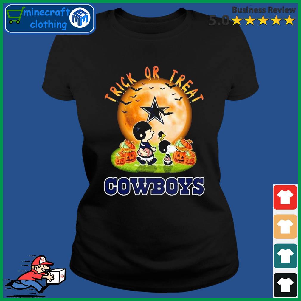 Snoopy Trick Or Treat Dallas Cowboys Halloween Shirt - High-Quality Printed  Brand