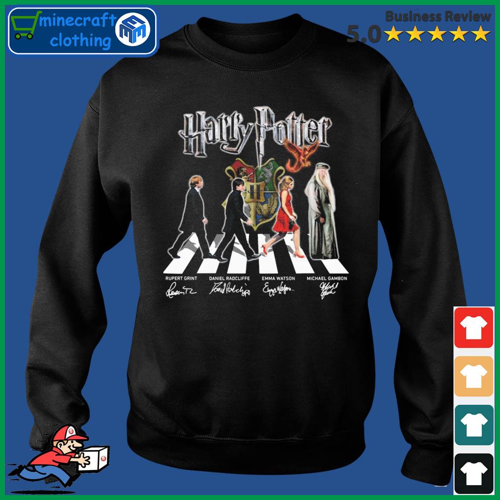 Harry Potter Rupert Grint Daniel Radcliffe Emma Watson And Michael Gambon Abbey Road Signatures Shirt Sweater