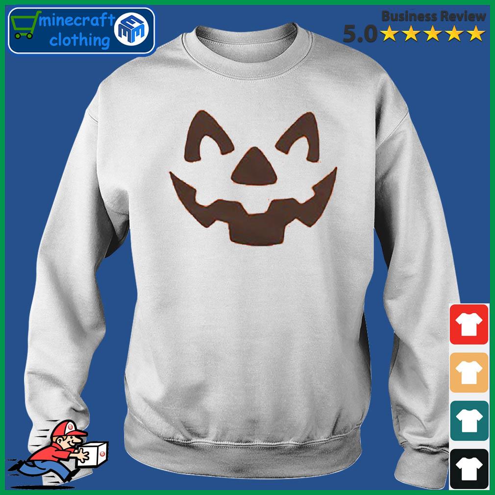 Jack-O-Lantern Face Halloween Shirt Sweater