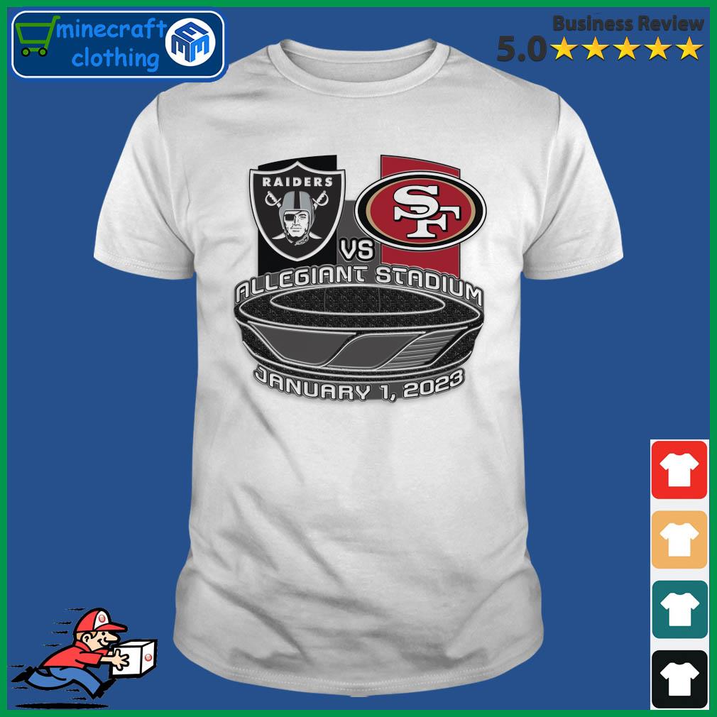 Las Vegas Raiders Vs. San Francisco 49ers 2023 Game Day Allegiant Stadium  Shirt, hoodie, sweater, longsleeve and V-neck T-shirt