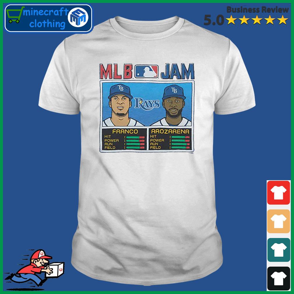 MLB Jam Tampa Bay Rays Wander Franco Randy Arozarena Shirt - Limotees