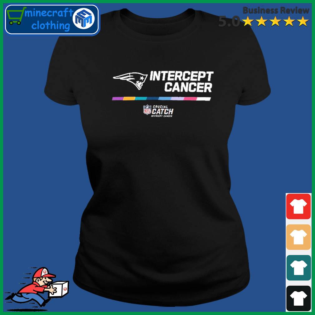 New England Patriots 2022 NFL Crucial Catch Intercept Cancer T Shirt