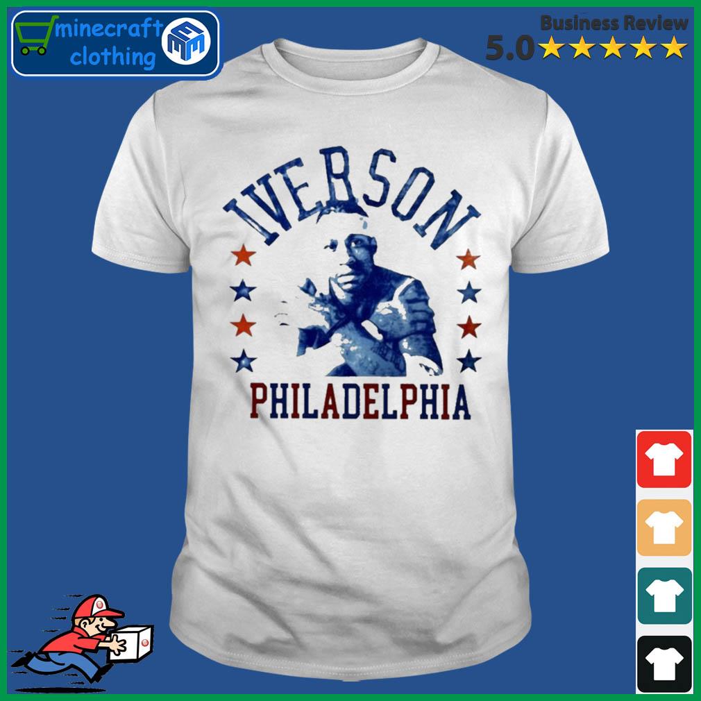 Philadelphia 76ers Bradley Cooper Allen Iverson T-Shirt
