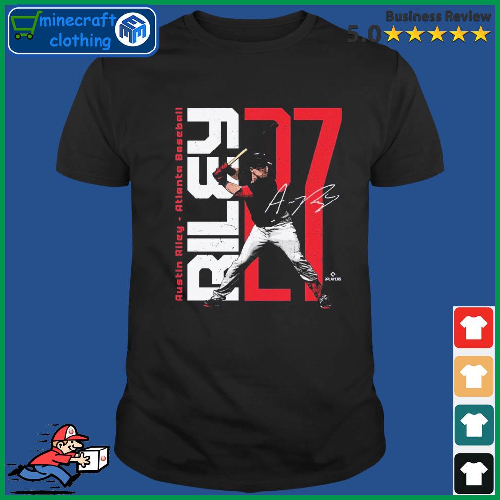 Atlanta Braves Baseball New Austin Riley 27 Singnature Unisex T