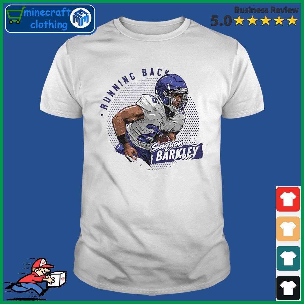 Youth New York Giants Saquon Barkley Royal Mainliner Player Name & Number  Fleece Pullover Hoodie