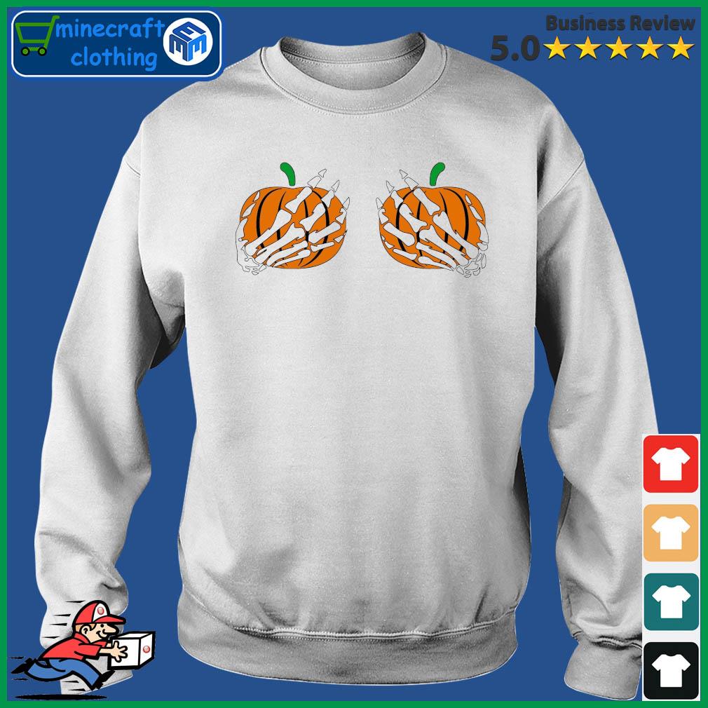 Skeleton Hand Bra Skeleton Hand Pumpkin Halloween s Sweater