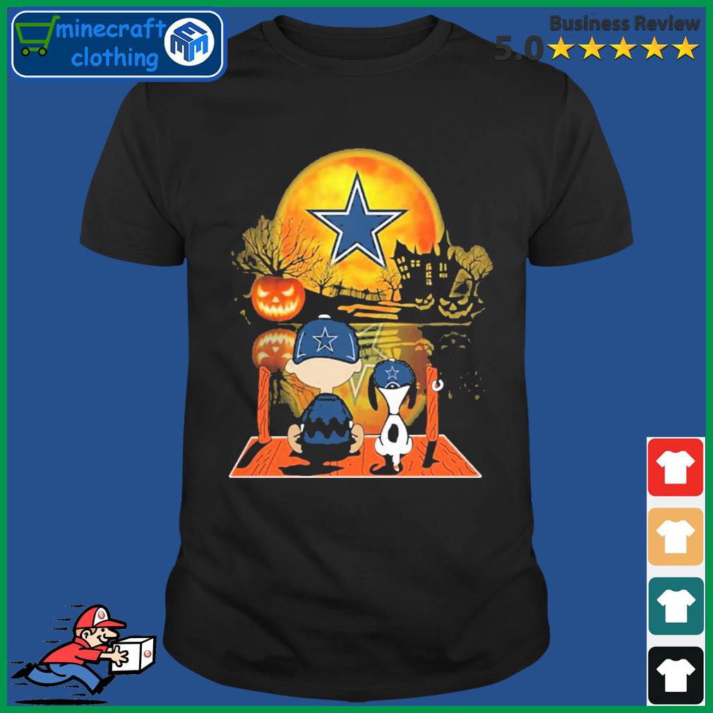 NFL, Shirts, Charlie Brown And Snoopy Watching Dallas Cowboys Halloween  Tee Shirt Men Women