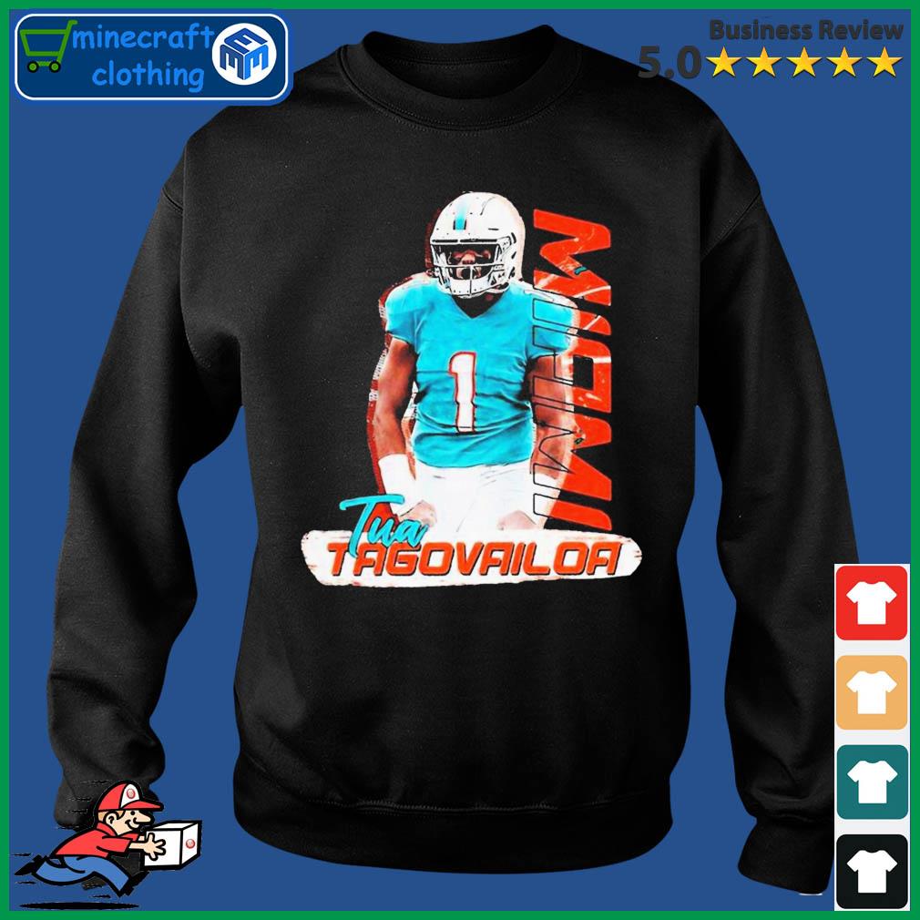 #1 Tua Tagovailoa Miami Dolphins Football Tua Tagovailoa T-Shirt Sweater