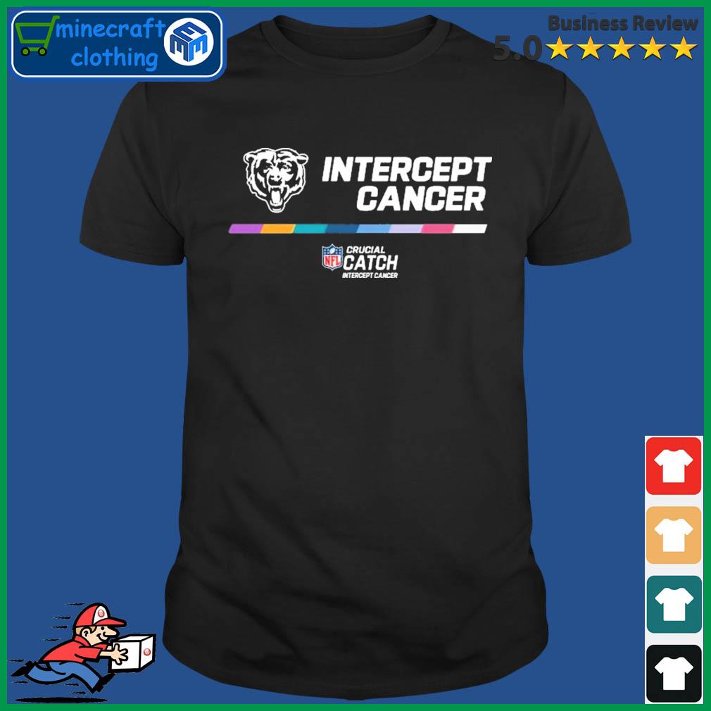 2022 NFL Crucial Catch Intercept Cancer Chicago Bears Shirt