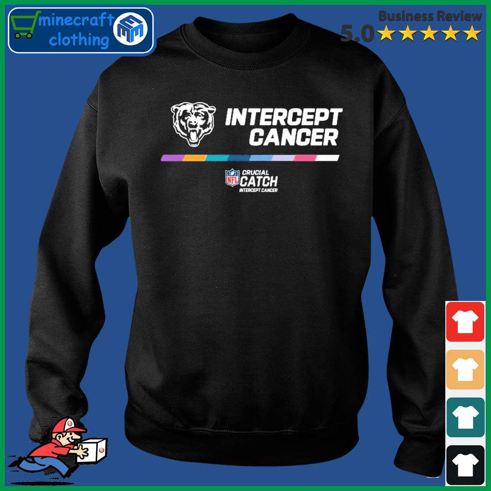 2022 NFL Crucial Catch Intercept Cancer Chicago Bears Shirt Sweater