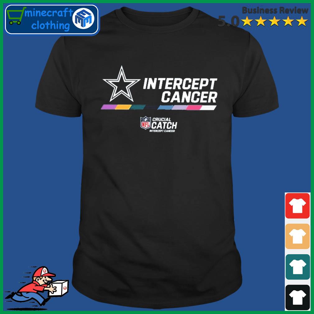 Dallas Cowboys Intercept Cancer Cowboys shirt, hoodie, sweater, long sleeve  and tank top