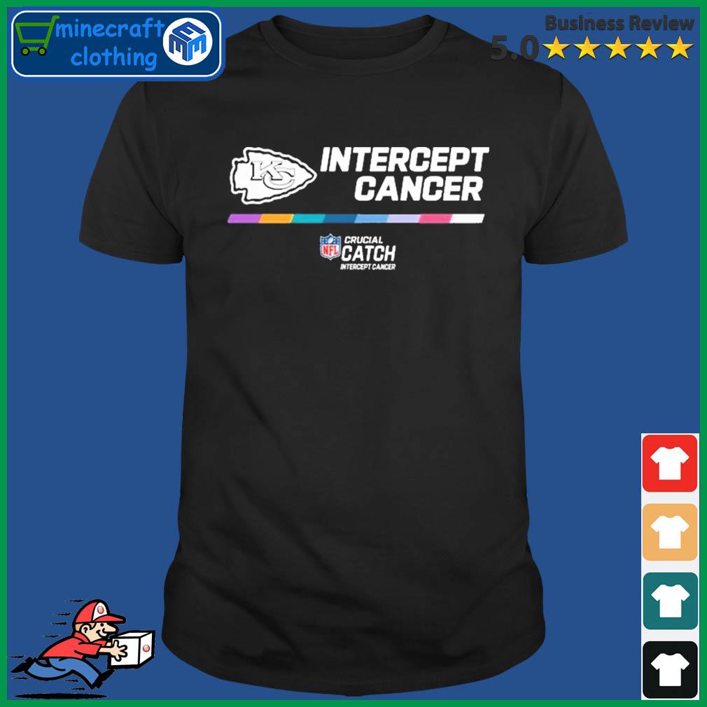 Kansas City Chiefs crucial catch intercept cancer NFL shirt - Guineashirt  Premium ™ LLC