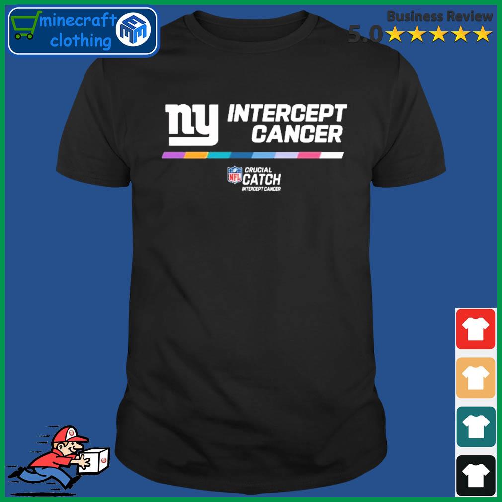 Personalized Intercept Cancer NFL New York Giants Shirt, Hoodie