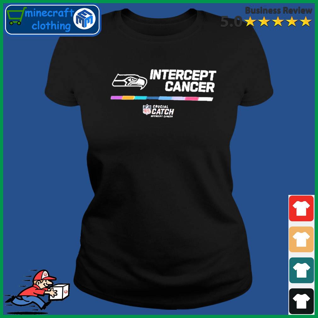 Personalized Intercept Cancer NFL Seattle Seahawks Shirt, Hoodie - LIMITED  EDITION