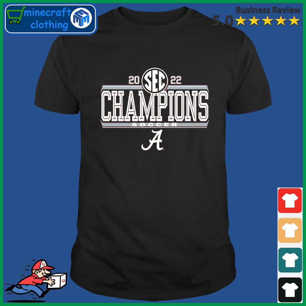 Alabama Crimson Tide 2022 Women's Soccer SEC Regular Season Champions Shirt