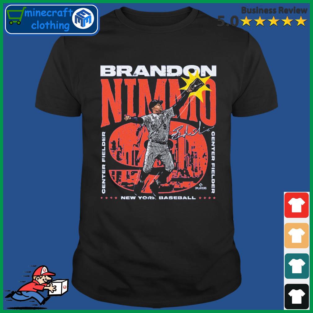 I finally found an official MLB Brandon Nimmo shirt in the Mets team store  at Citi Field today. I've been looking for a non custom one for months. Idk  why they don't