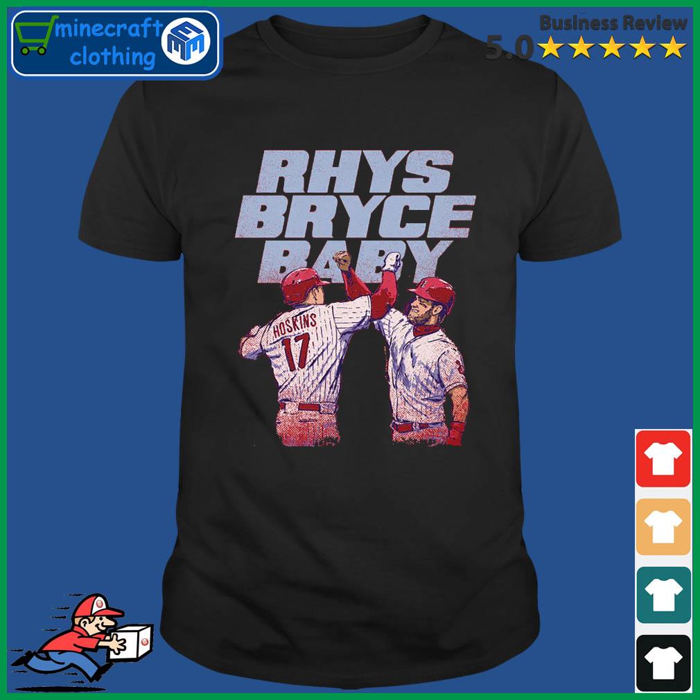 Bryce Harper And Rhys Hoskins Philadelphia Phillies Rhys Bryce Baby Shirt