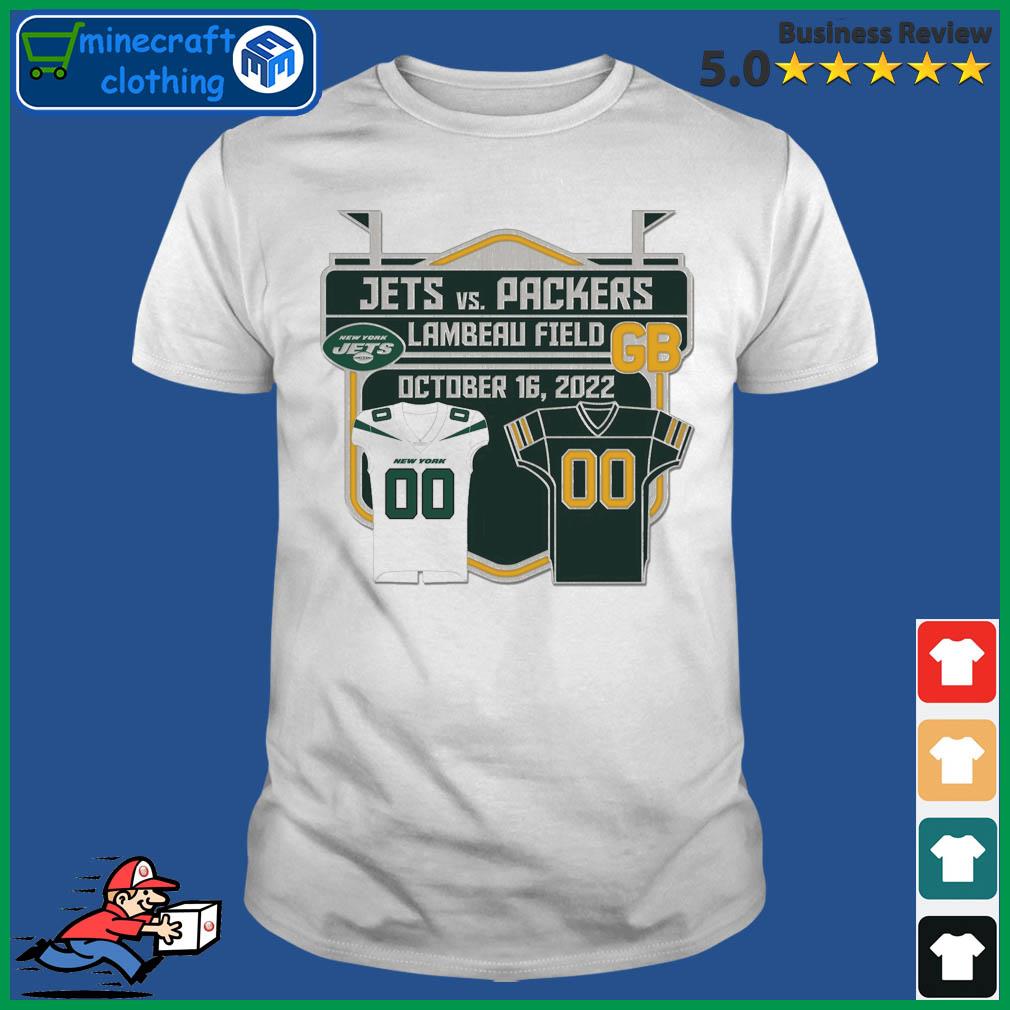 Packers vs Jets october 16 2022 Match-Up T-Shirt, hoodie, sweater, long  sleeve and tank top