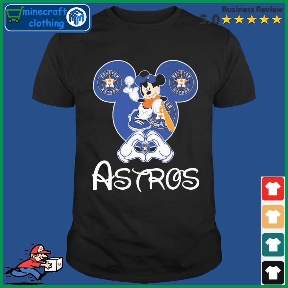 Mickey Mouse Heart Love Houston Astros 2022 Shirt