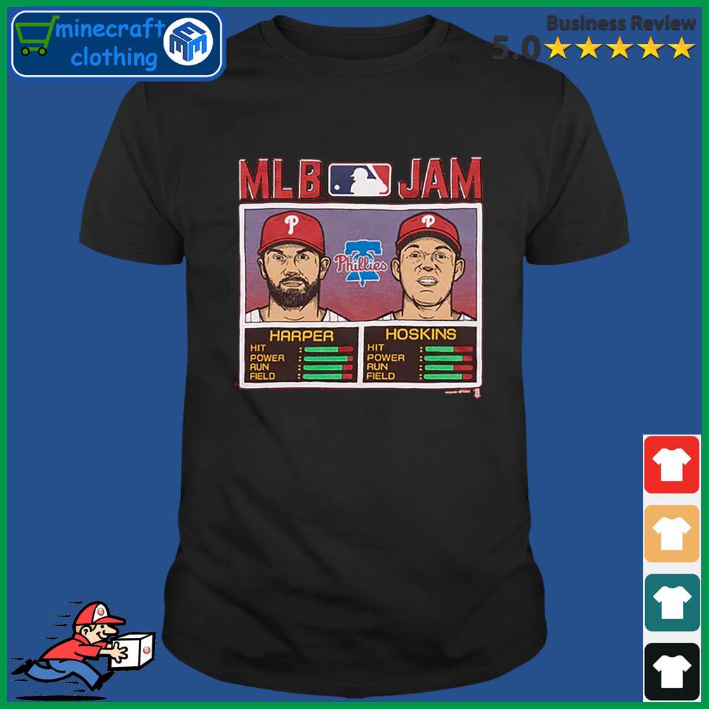 MLB Jam Philadelphia Phillies Bryce Harper & Rhys Hoskins Shirt - Limotees