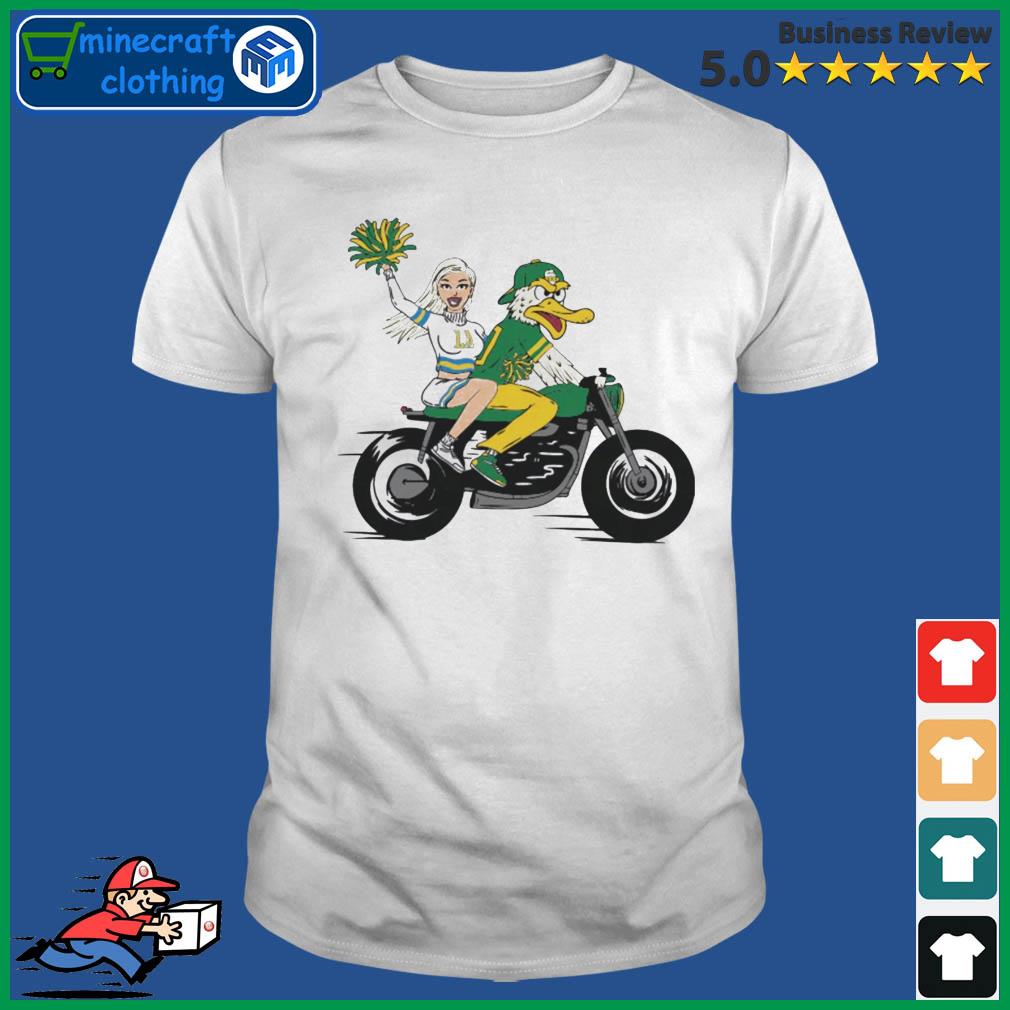 Oregon Duck Football Ride Motorcycle Shirt
