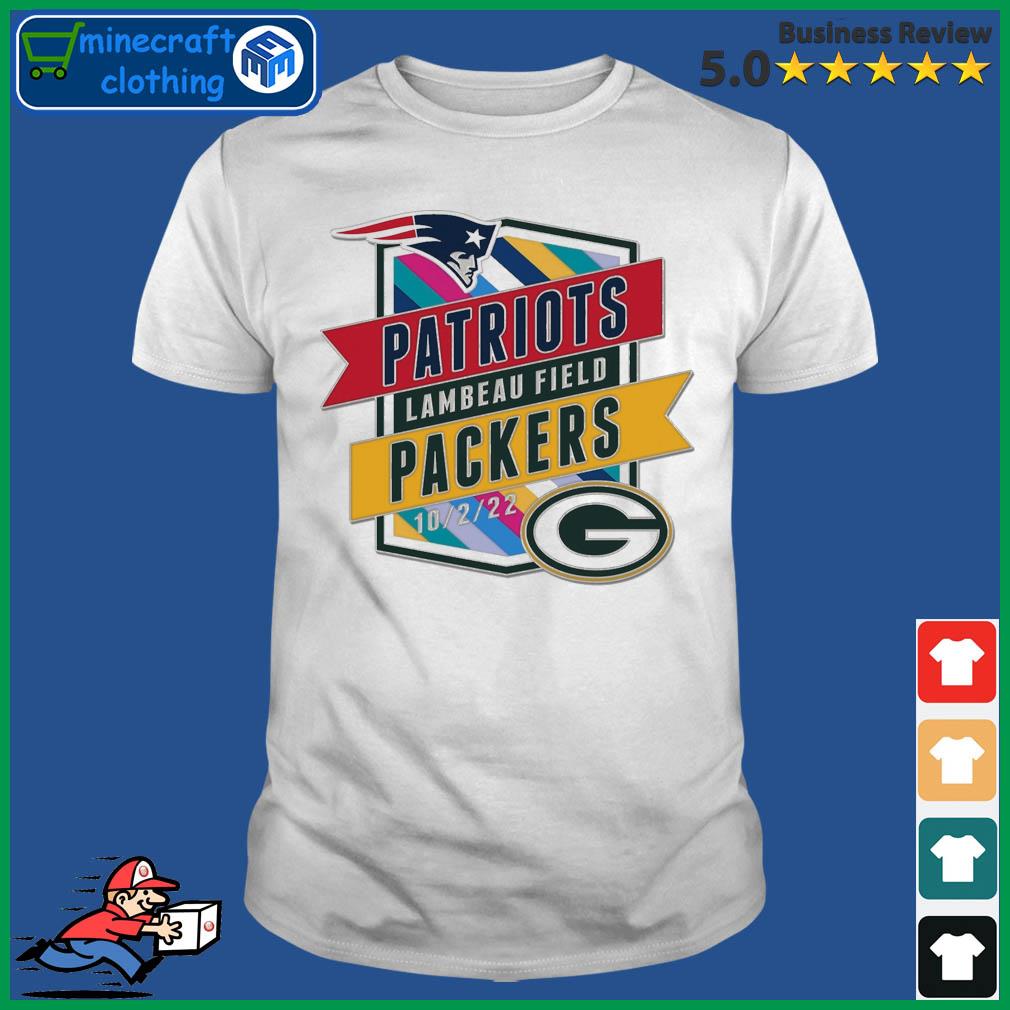 Packers Vs Patriots October 2 Gameday Nfl Crucial Catch New 2022 Shirt,  hoodie, sweater, long sleeve and tank top