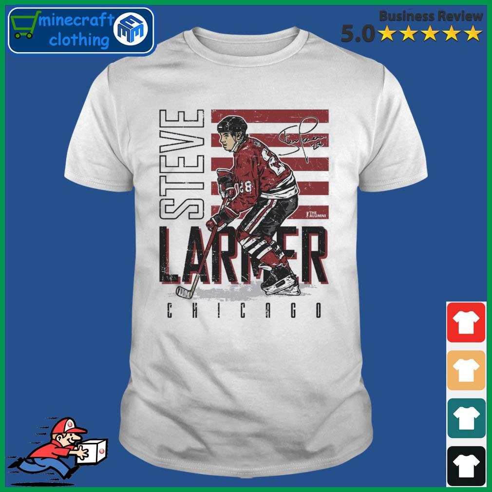 Steve Larmer Chicago Blackhawks Homage Signature Shirt