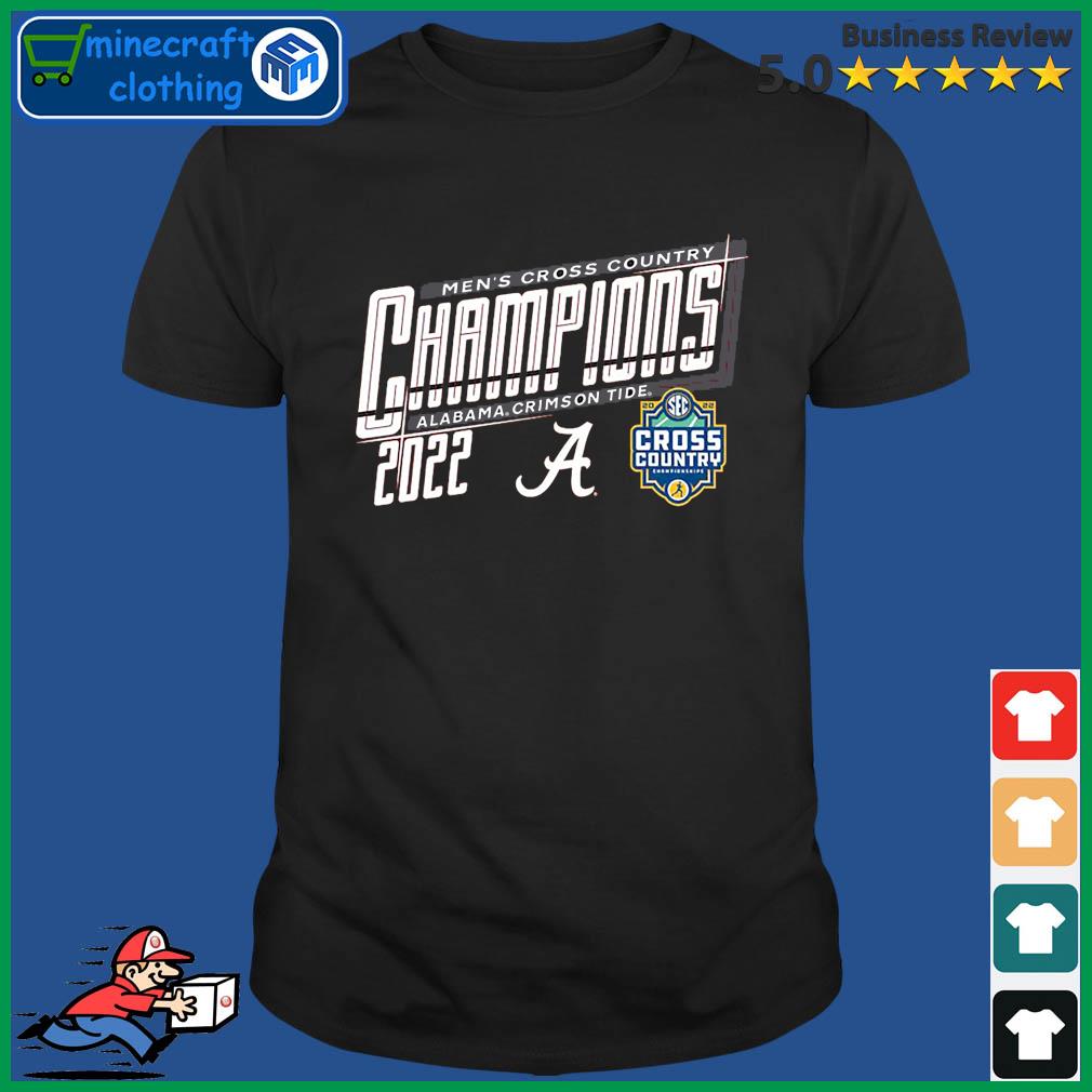 The Champions Alabama Crimson Tide Men's 2022 Sec Cross Country Shirt