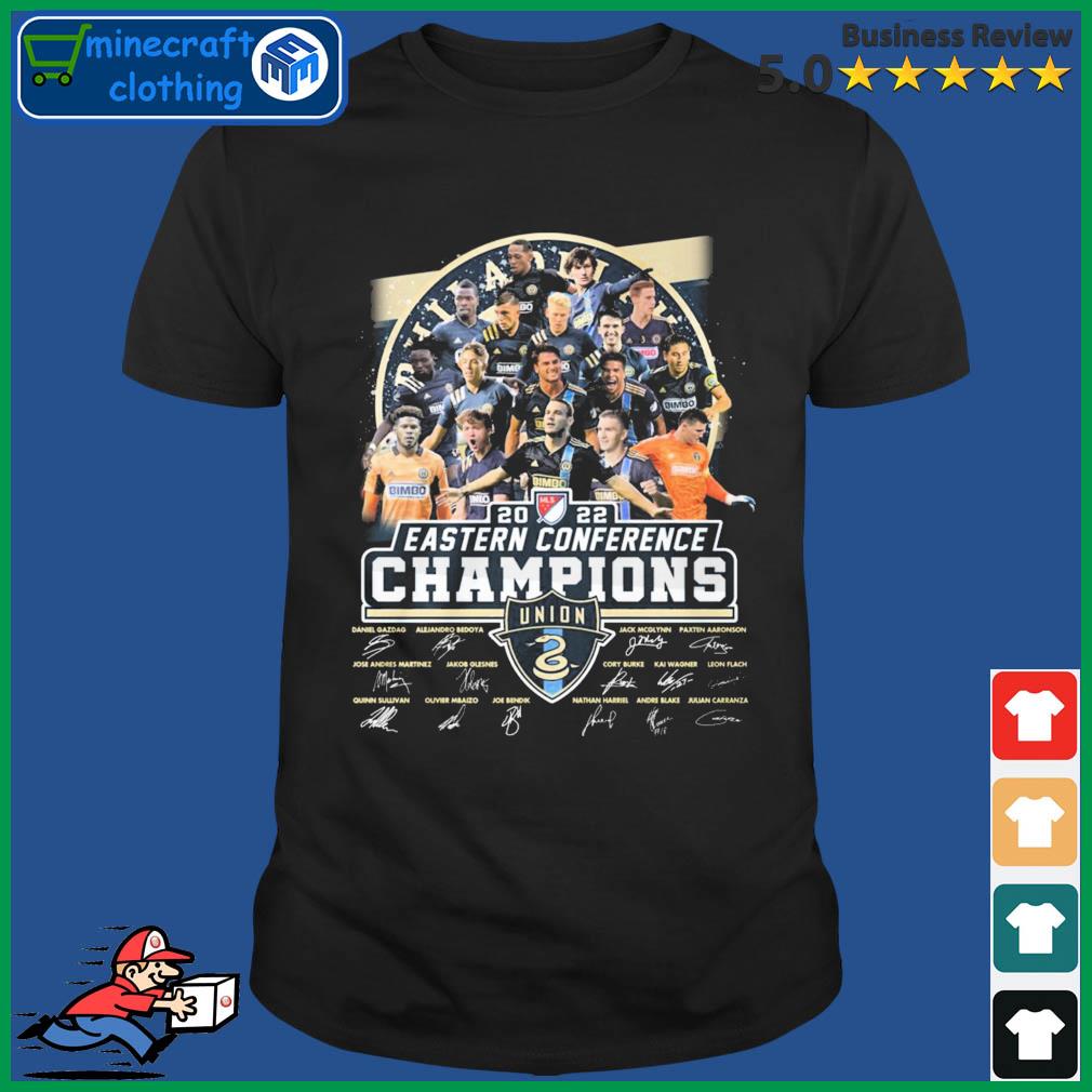 2022 Philadelphia Union Team 2022 Mls Eastern Conference Champions Shirt