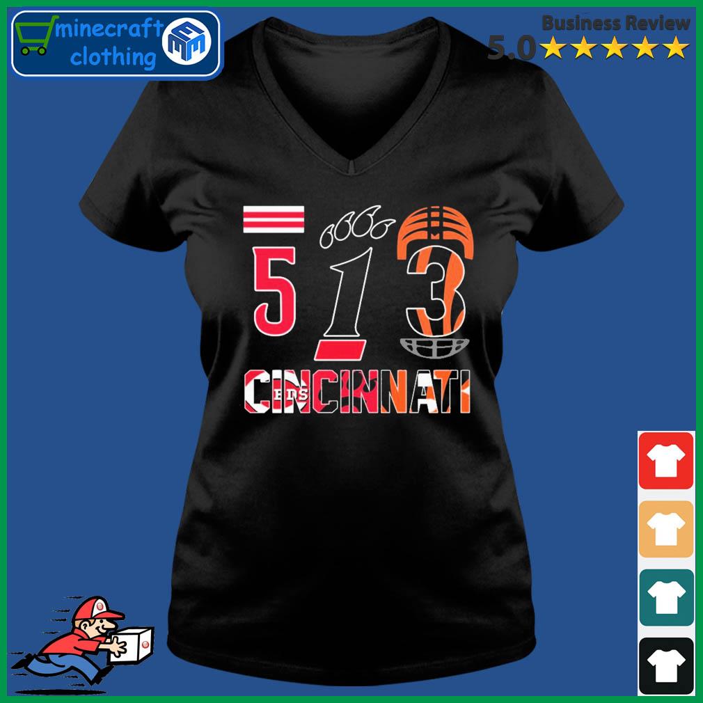 Cincinnati Bengals 513 logo 2022 shirt 