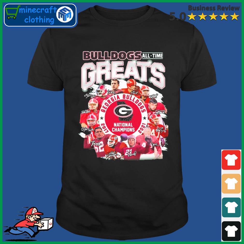 Bulldogs All Time Greats Teams National Champions Shirt