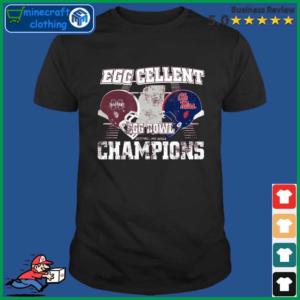 Egg Cellent Egg Bowl Champions 2022 Mississippi State Bulldogs Shirt