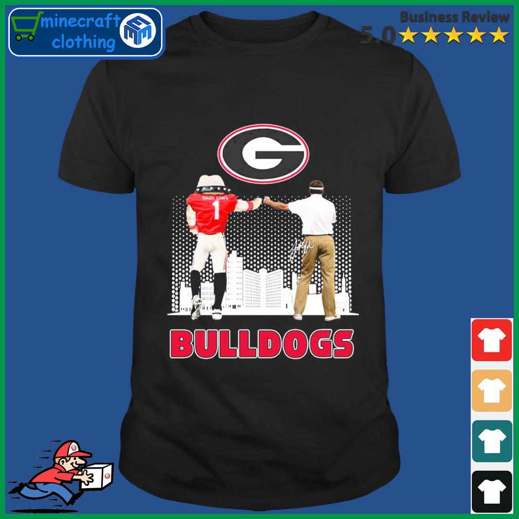 Georgia Bulldogs Hairy Dawg And Hugh Signature Shirt, hoodie, sweater, long  sleeve and tank top