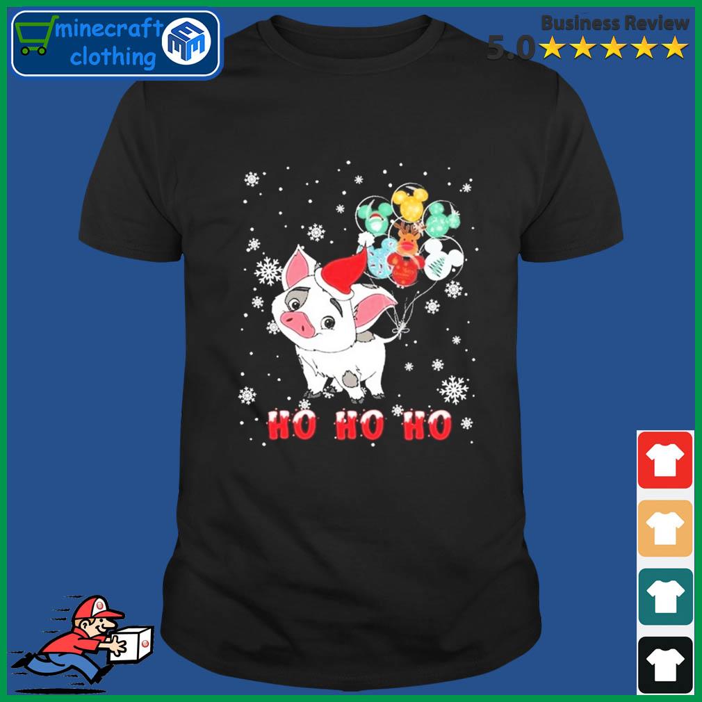 Ho Ho Ho Pua Moana Shirt, Matching Family Christmas Shirt