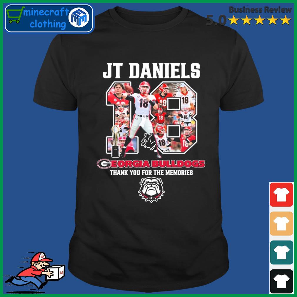 Jt Daniels Georgia Bulldogs Thank You For The Memories Shirt