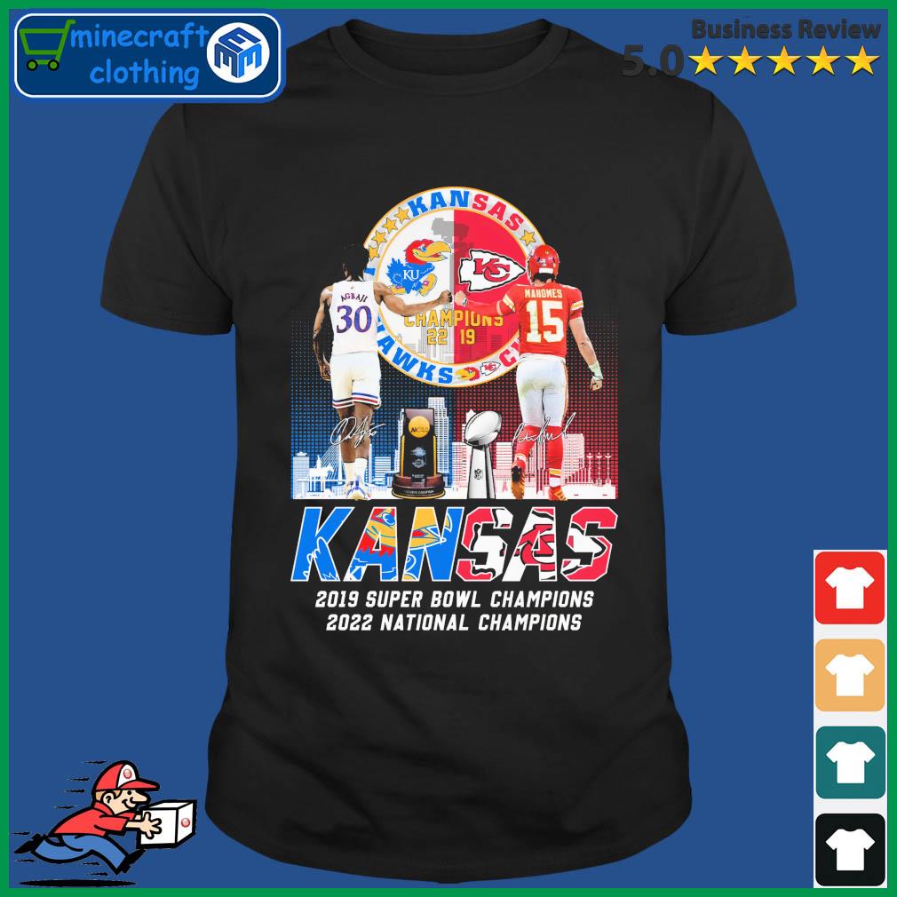 Kansas City Of Champions Kansas Jayhawks And Kansas Chiefs T-Shirt