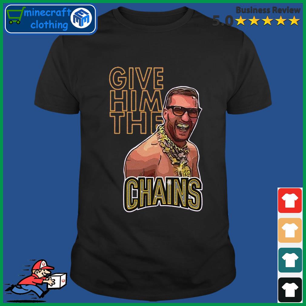 Official kirk cousins chains give him the chains T-shirt, hoodie