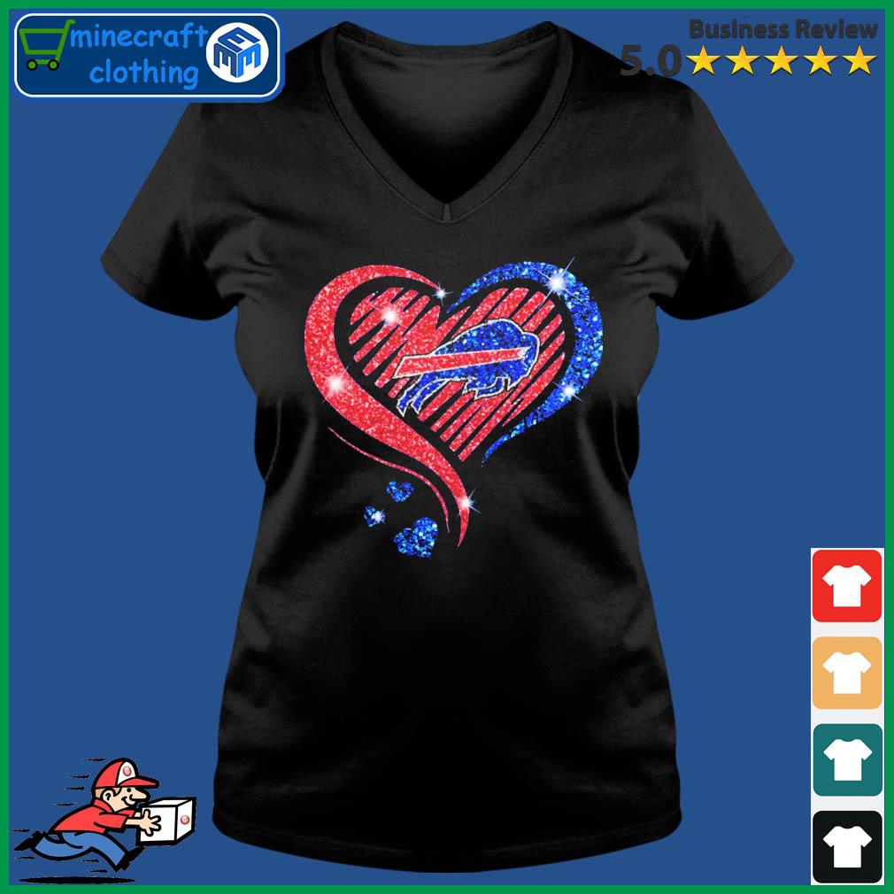 Love Buffalo Bills Sparkle Heart Version T Shirts, Hoodies, Sweatshirts &  Merch