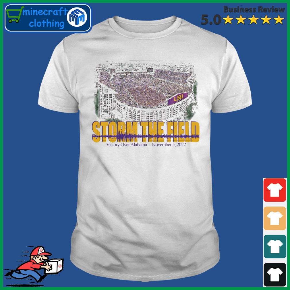 LSU Tigers Storm The Field Victory Over Alabama 2022 shirt