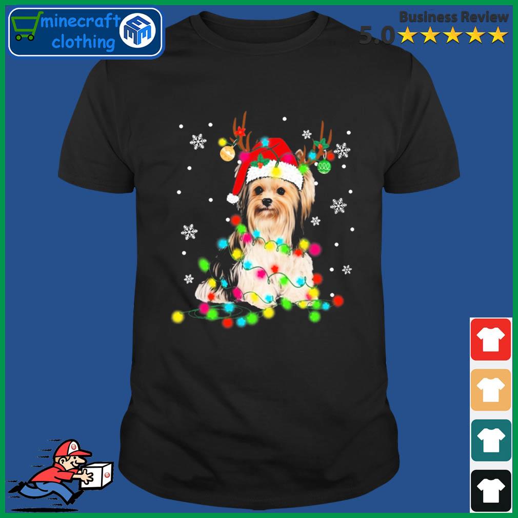 Santa Yorkshire Terrier Light Shirt