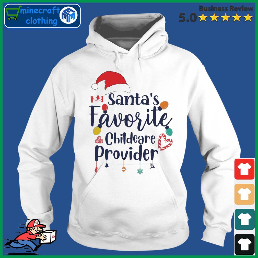 Santa's Hat Favorite Childcare Provider Christmas Sweater Hoodie