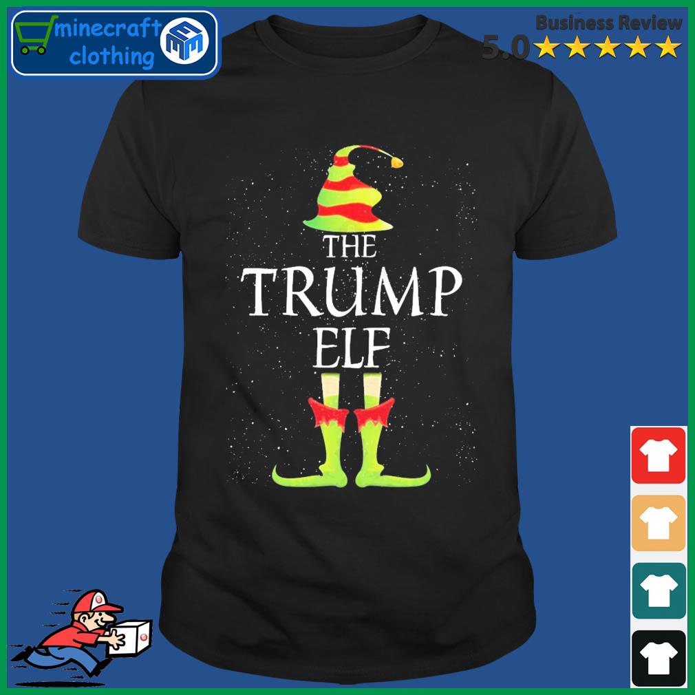 Trump Elf Family Matching Christmas Group Funny Pajama Gift T-Shirt