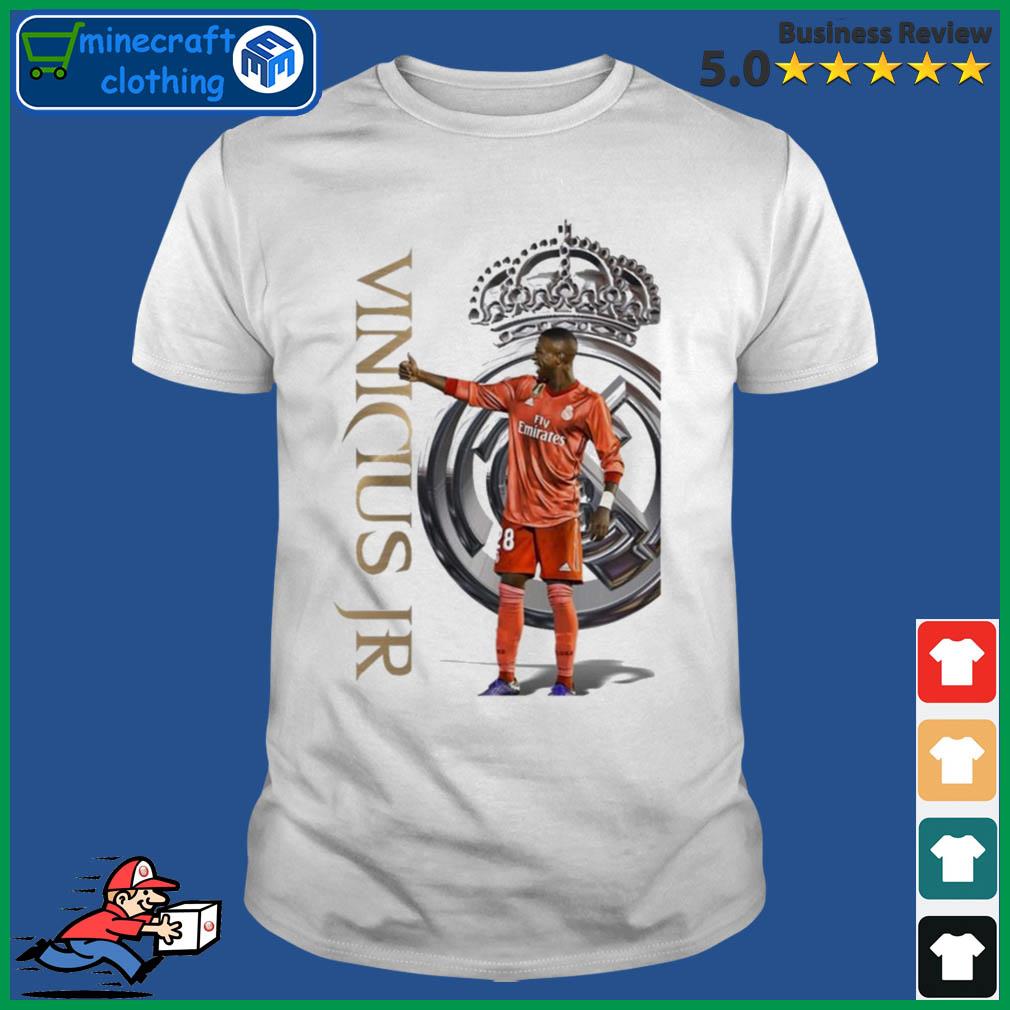 Vinicius Junior And Real Madrid Logo Football Shirt
