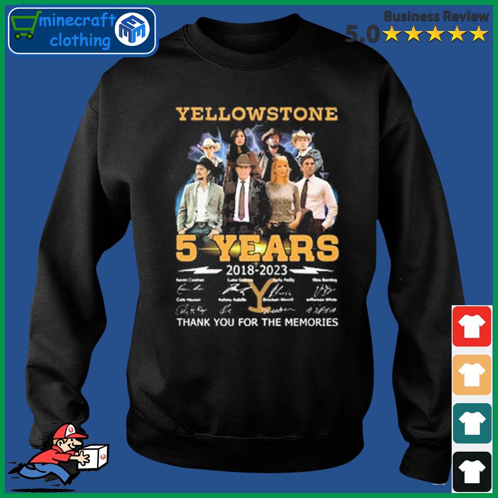 Yellowstone 5 Years Signature Thankyou For The Memories Shirt Sweater